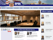 Tablet Screenshot of detroitpoa.com